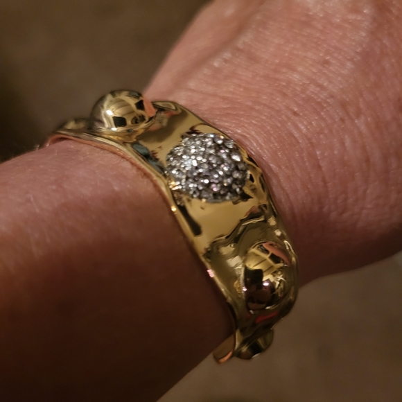 NWOT ALEXIS BITTAR MOULTON GOLD BRACELET EXQUISTE!! 🤩 - Picture 5 of 7